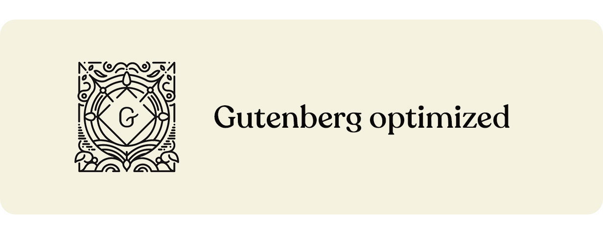 Motta WooCommerce theme - Gutenberg Optimized