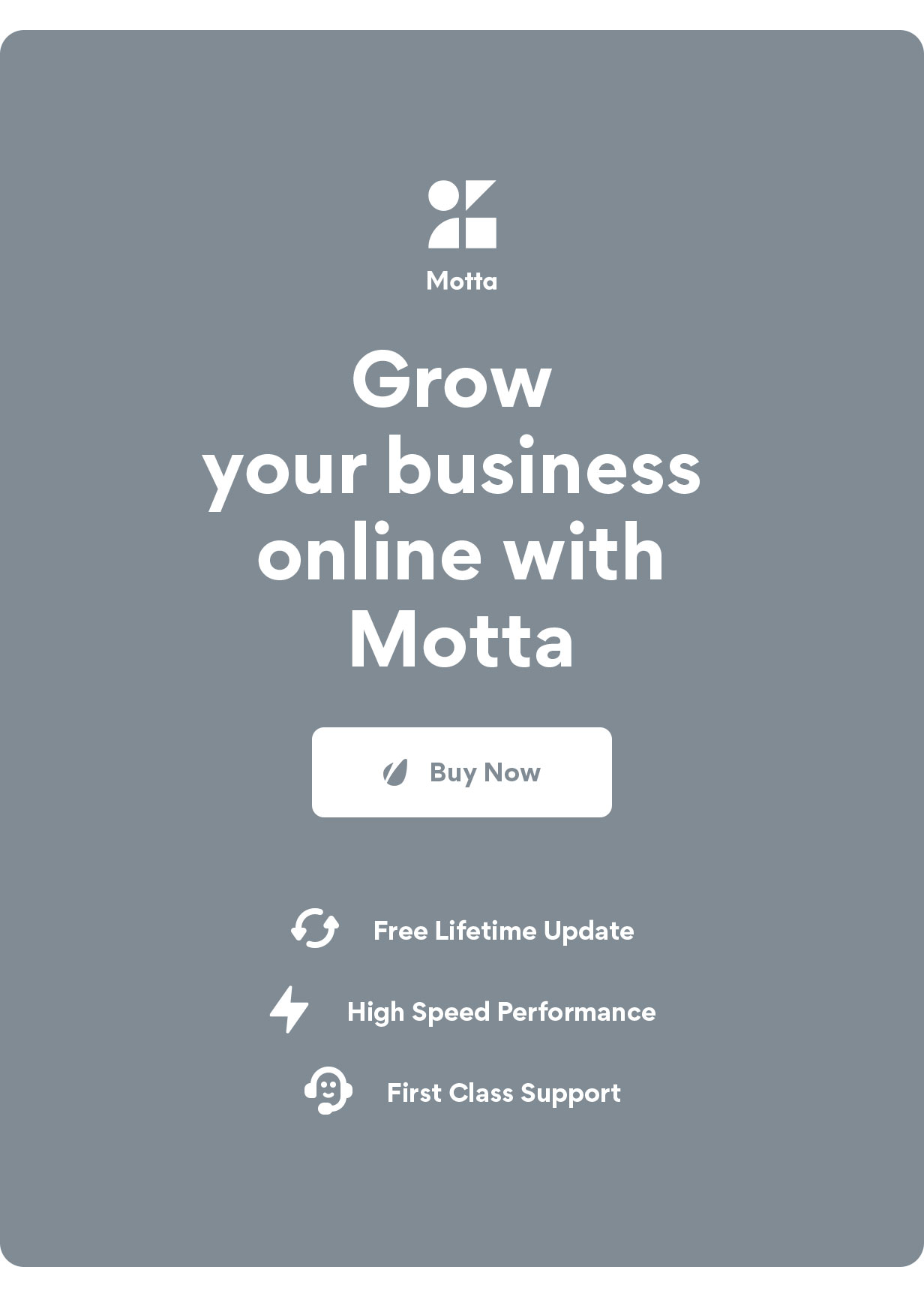 Motta WooCommerce theme - Grow your business now with Motta